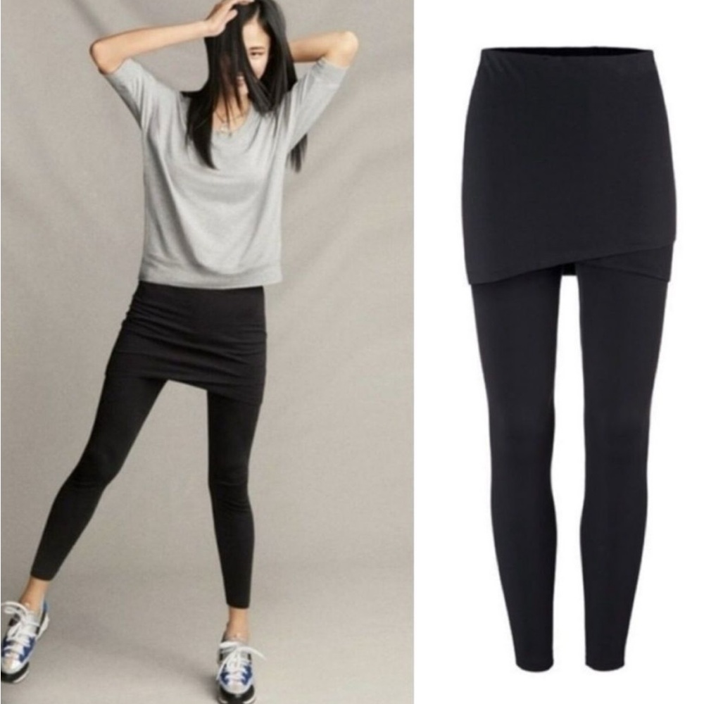 Cabi Size Small Gray Skirted Legging M’Leggings Active Yoga Neutral Comfort